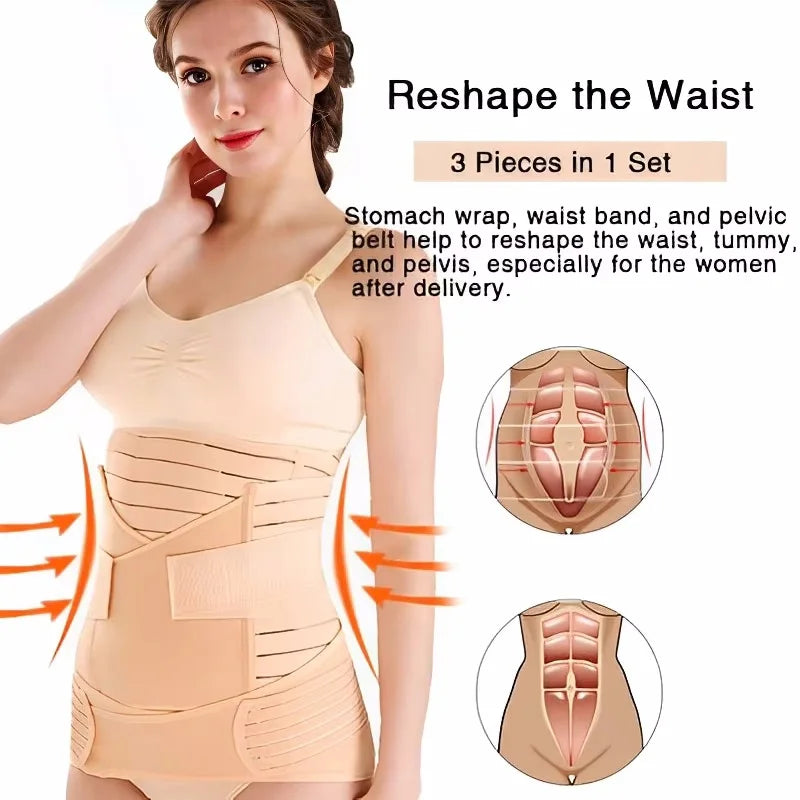 Ceinture Post-Partum 3-en-1