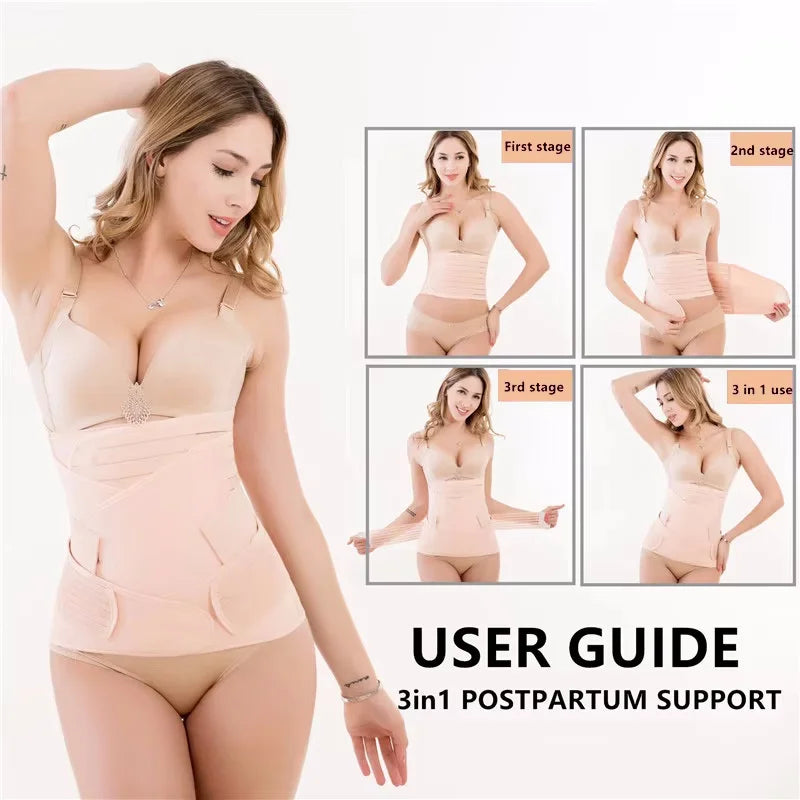 Ceinture Post-Partum 3-en-1