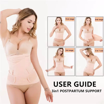 Ceinture Post-Partum 3-en-1